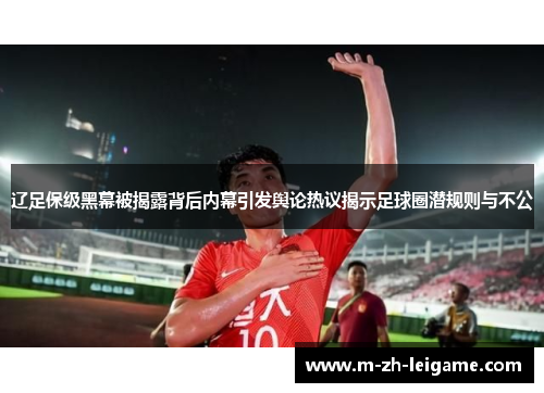 辽足保级黑幕被揭露背后内幕引发舆论热议揭示足球圈潜规则与不公 辽足保级黑幕被揭露背后内幕引发舆论热议揭示足球圈潜规则与不公